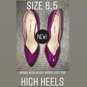 **2 for $32**NEW Fuchsia Pink High Heels- size 8.5
